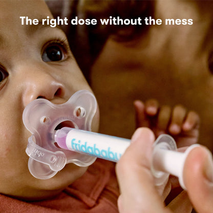 Medifrida Accu-Dose Baby Medicine Syringe with Pacifier Tip, Sick Baby Essentials