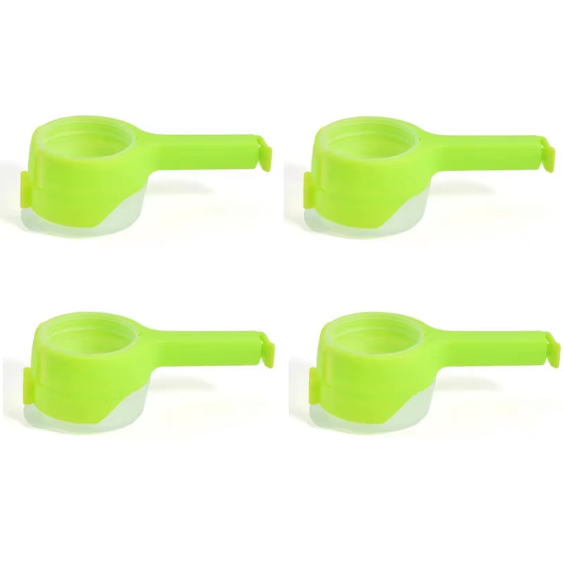 Bag Clips for Food Food Storage Sealing Clips with Pour Spouts Kitchen Chip Bag Clips Plastic Cap Sealer Clip Kitchen Storage