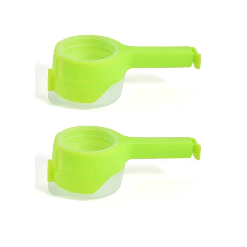 Bag Clips for Food Food Storage Sealing Clips with Pour Spouts Kitchen Chip Bag Clips Plastic Cap Sealer Clip Kitchen Storage